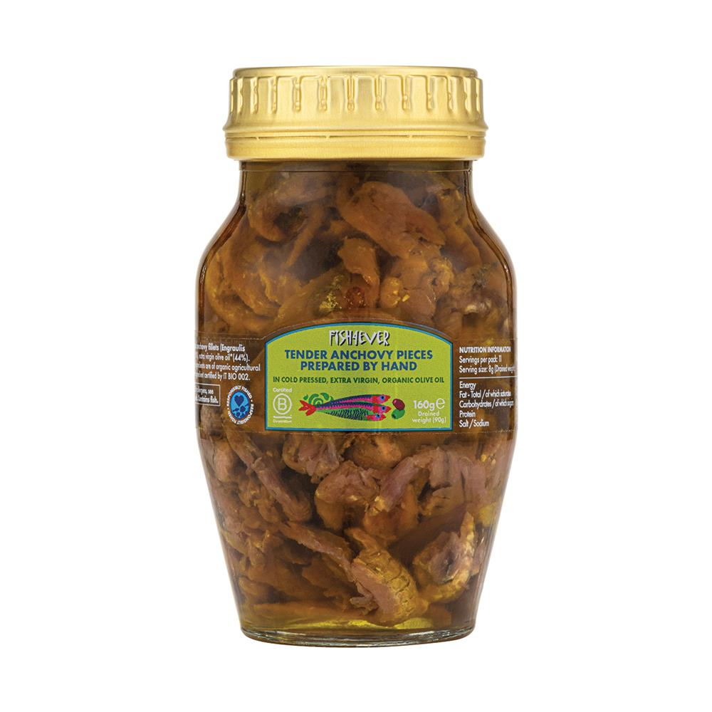 Anchovy Pieces in Org EVOO