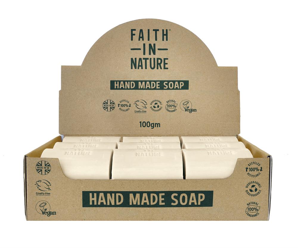 Coconut Soap unwrapped