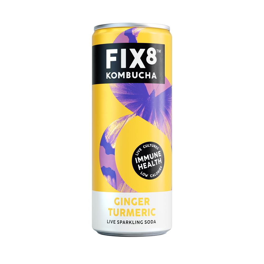 Fix8 Ginger Turmeric Kombucha