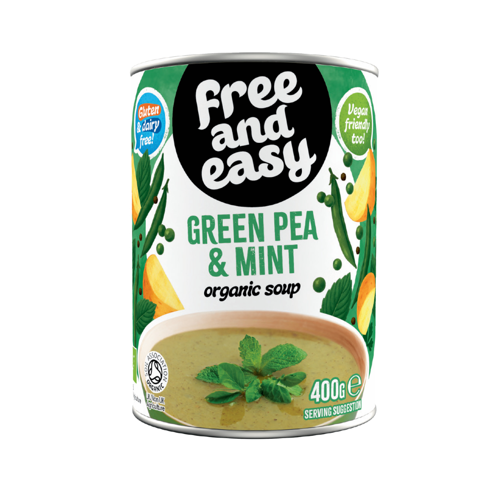 Organic Pea and Mint Soup