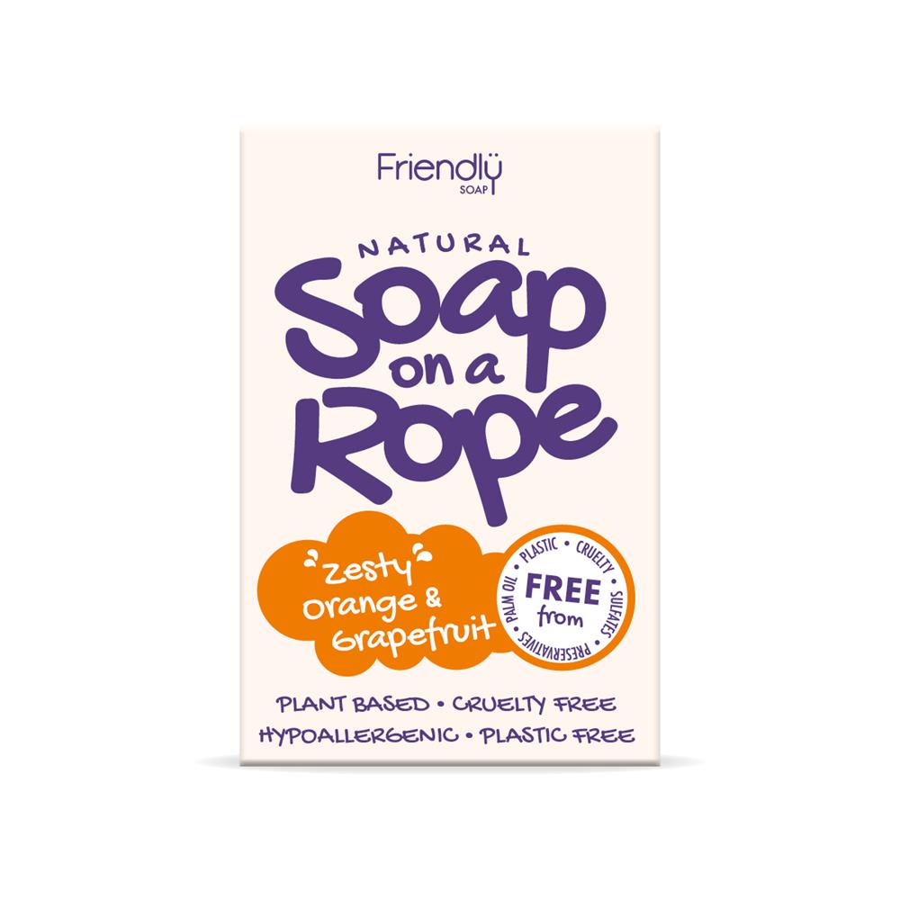 Orange - Soap On A Rope 125g