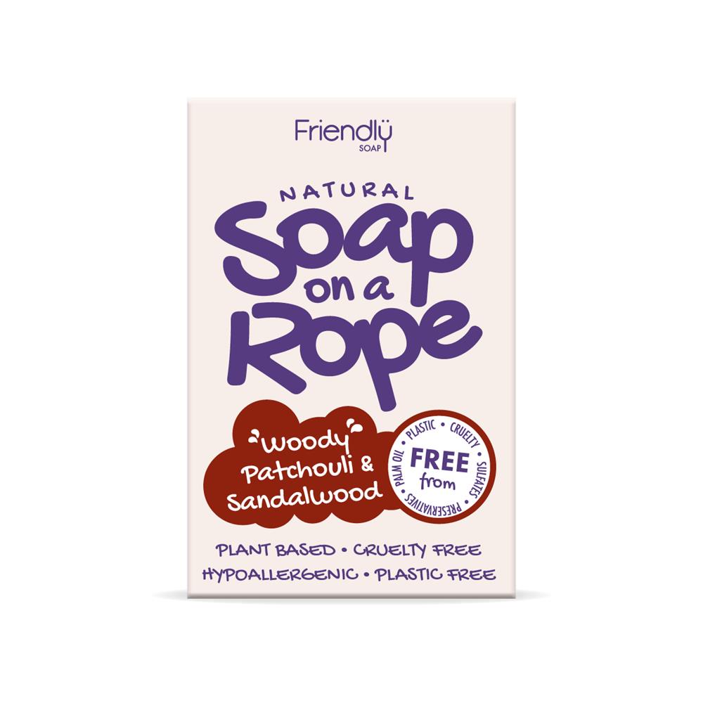 Patchouli -Soap On A Rope 125g