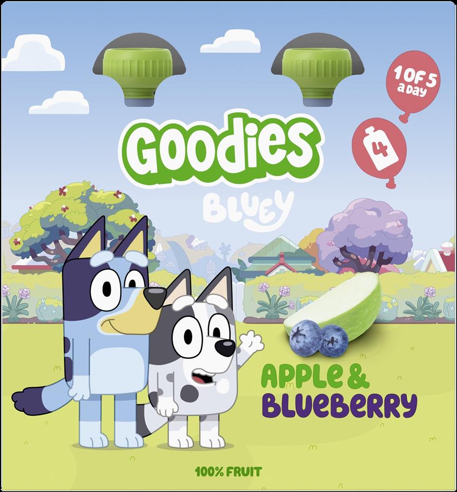 Bluey Apple & Blueberr Pouch