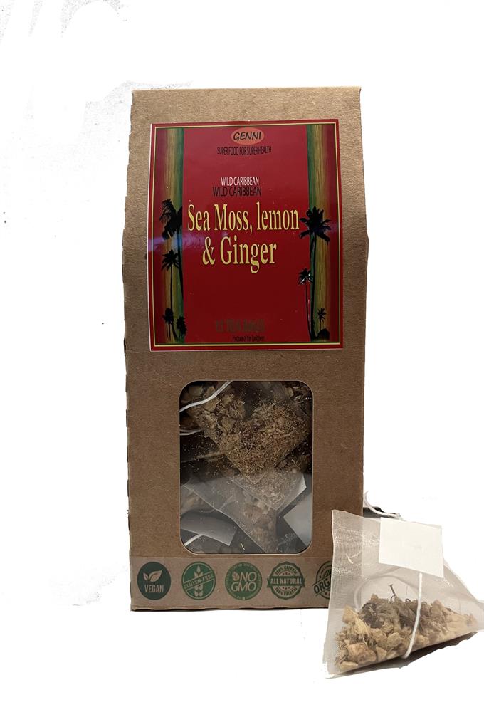 Sea Moss Lemon and Ginger Tea