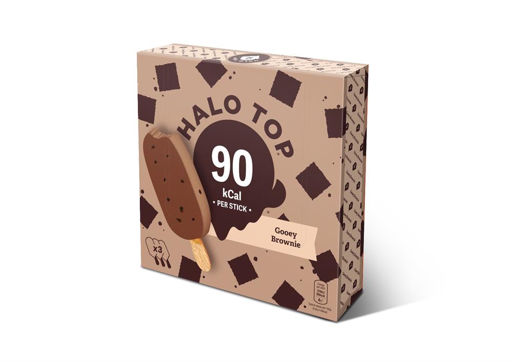Halo Top Gooey Brownie Sticks