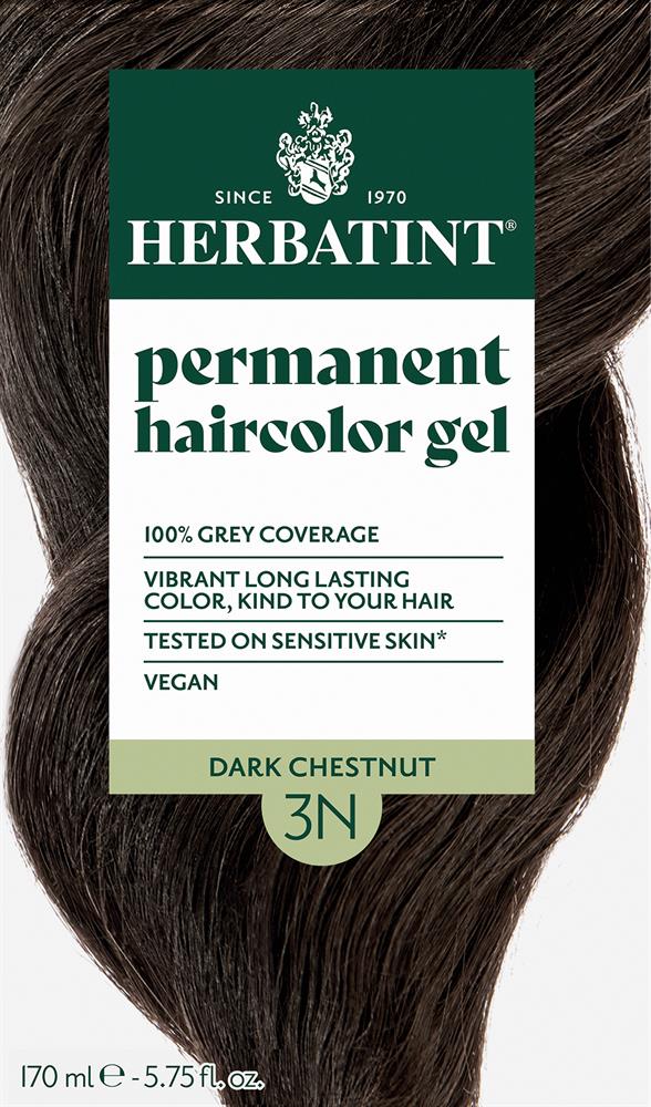 Dark Chestnut Hair Colour 3N