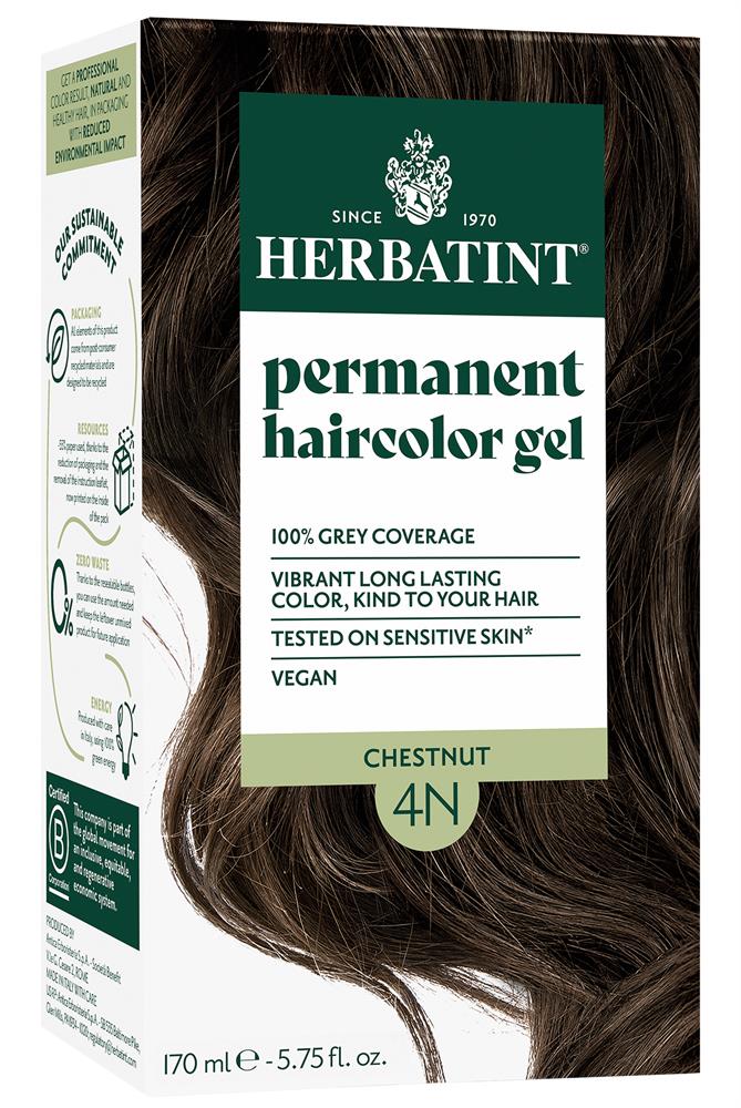 Chestnut Hair Colour 4N