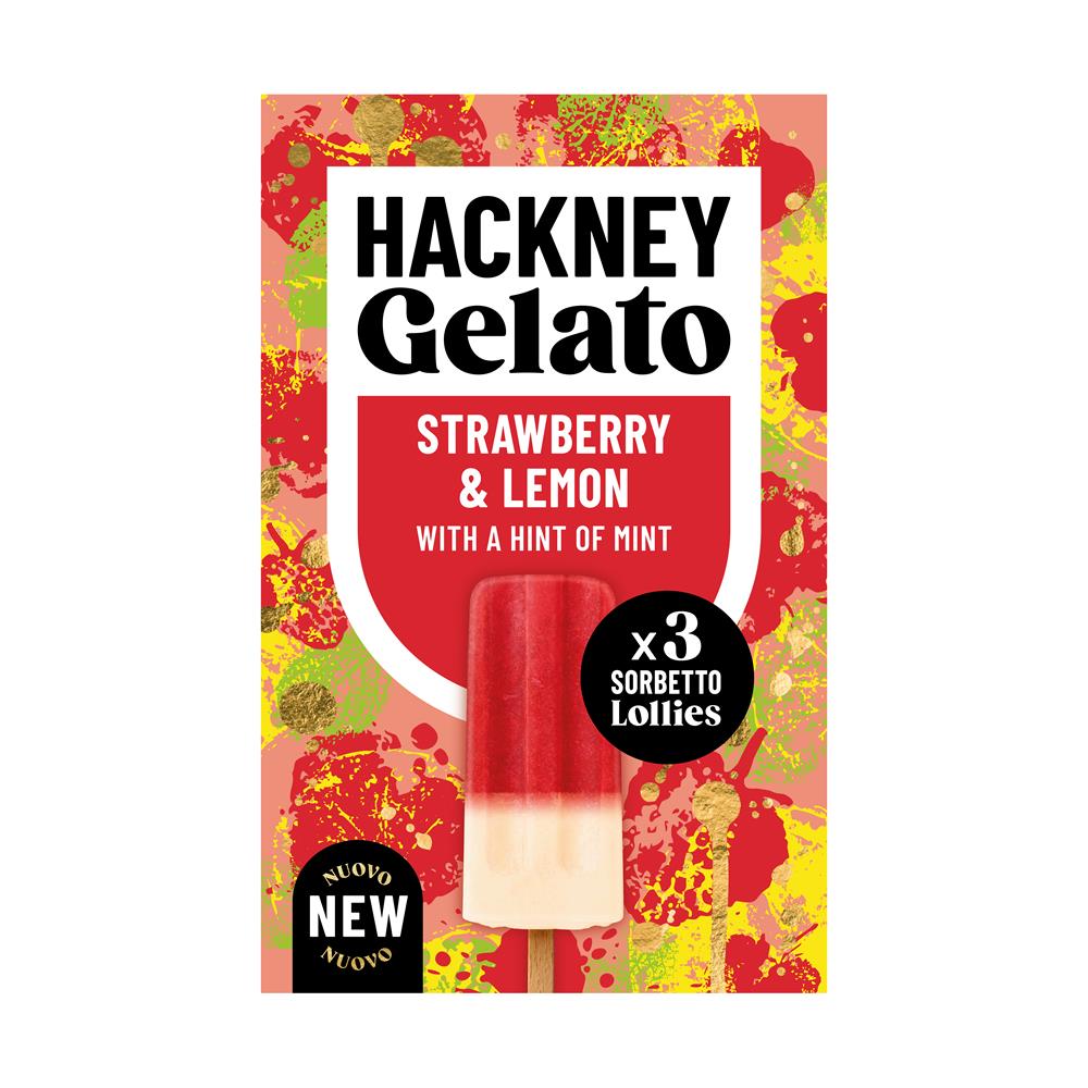 Strawberry Lemon Mint Lollies