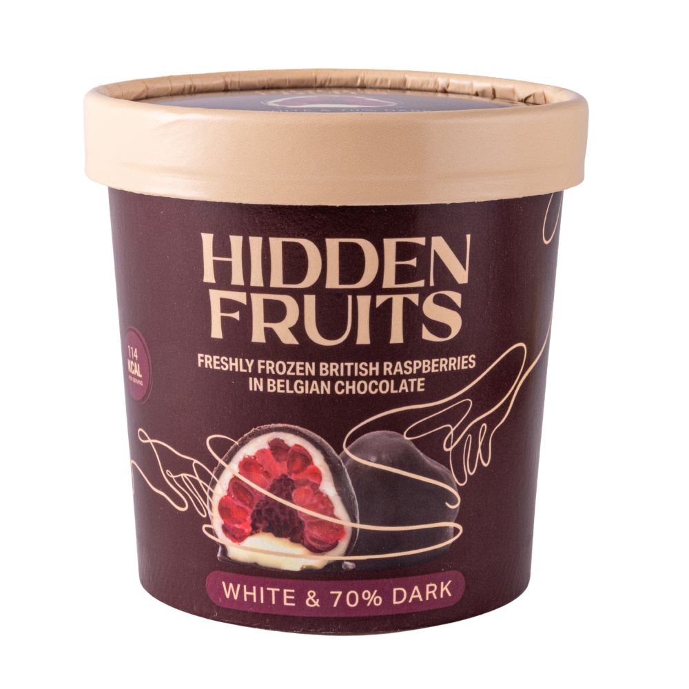 Raspberries White & Dark Choc