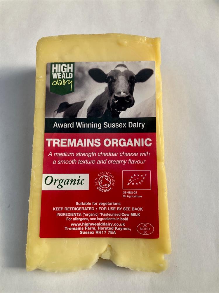 Organic Tremains Cheddar