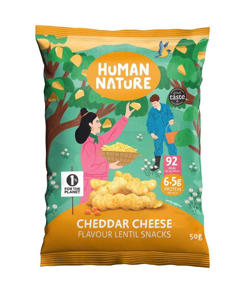 Cheddar Cheese Lentil Snack