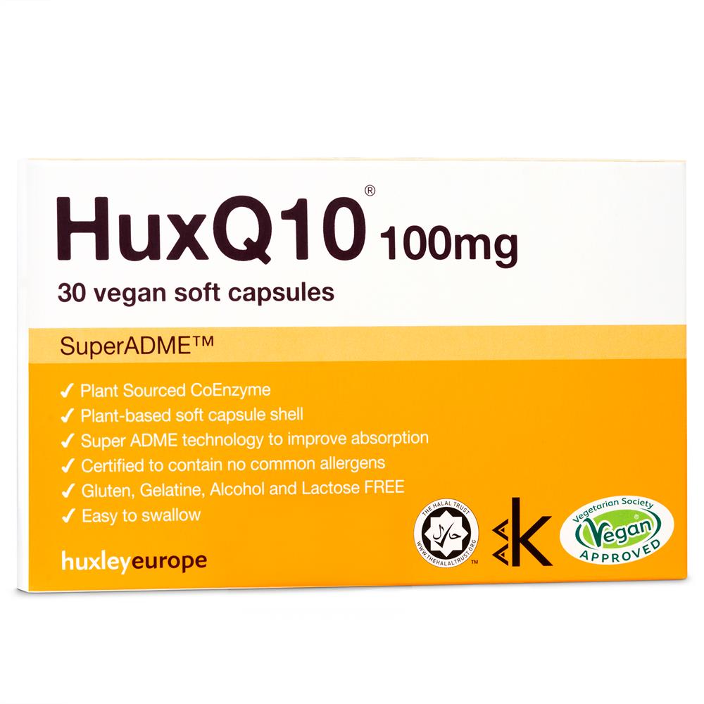 HuxQ10 100mg Co Enzyme Q10