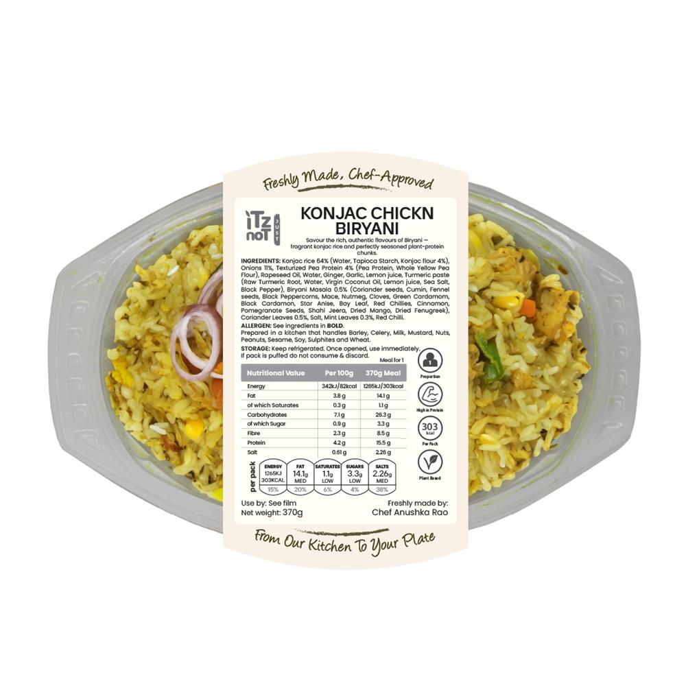 Konjac Chick'n Biryani