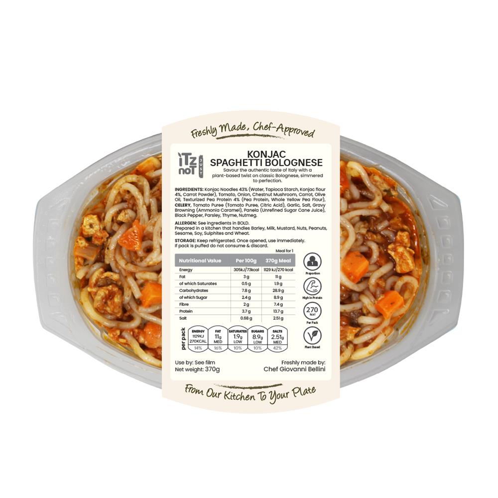 Konjac Spaghetti Bolognese