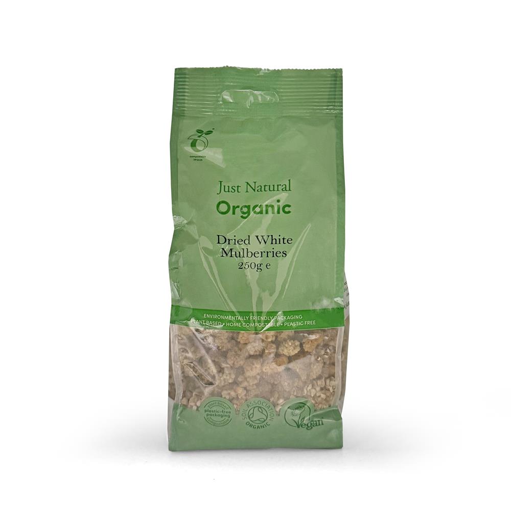 Org Dried White Mulberries