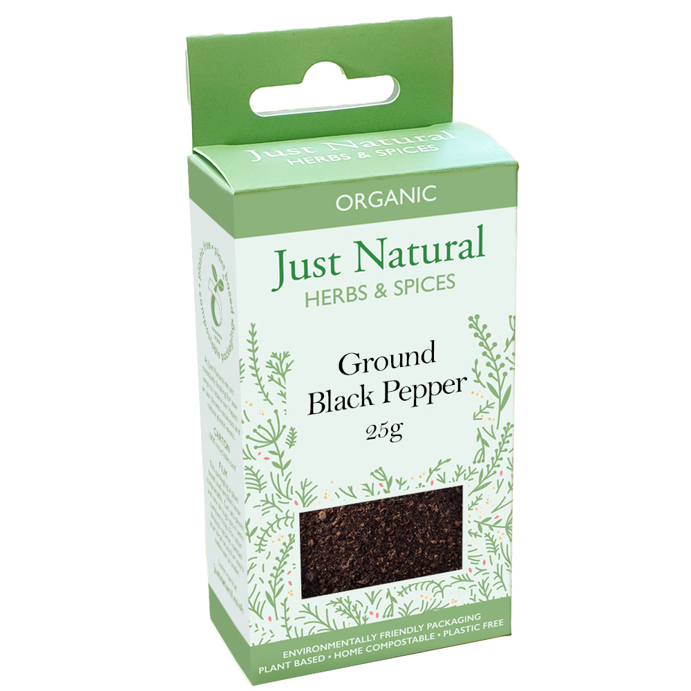Org Pepper Black Ground Box