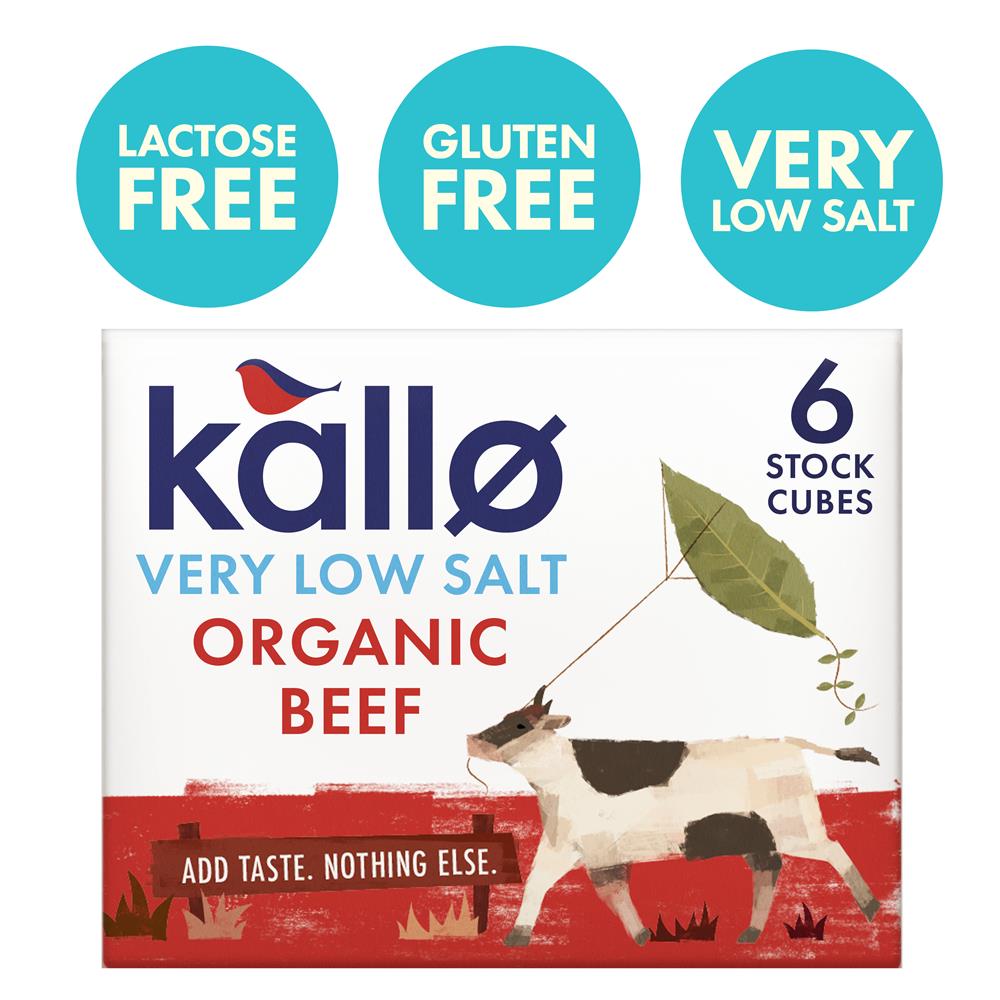 Org Low Salt Beef Stock Cubes