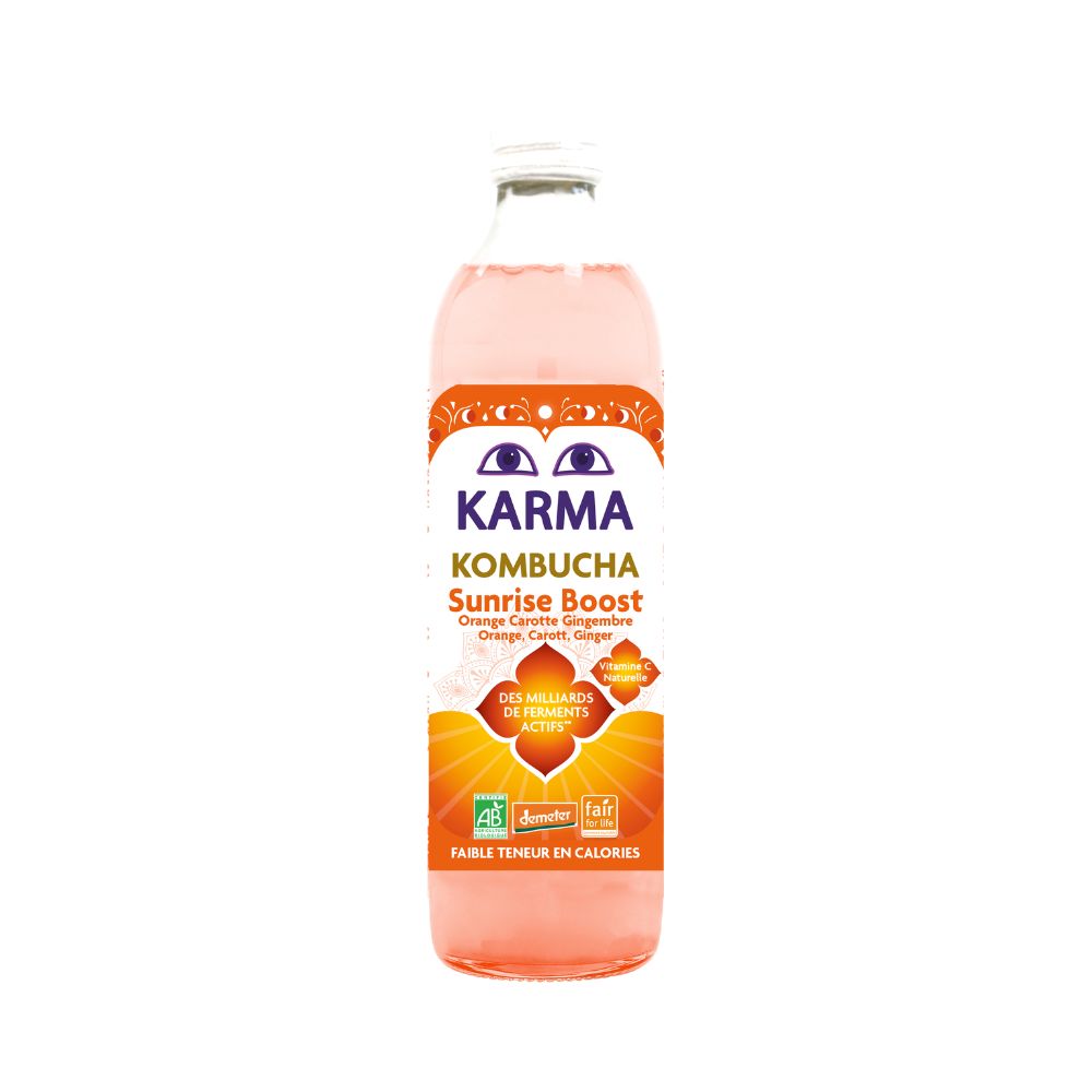 Karma Kombucha Sunrise Boost