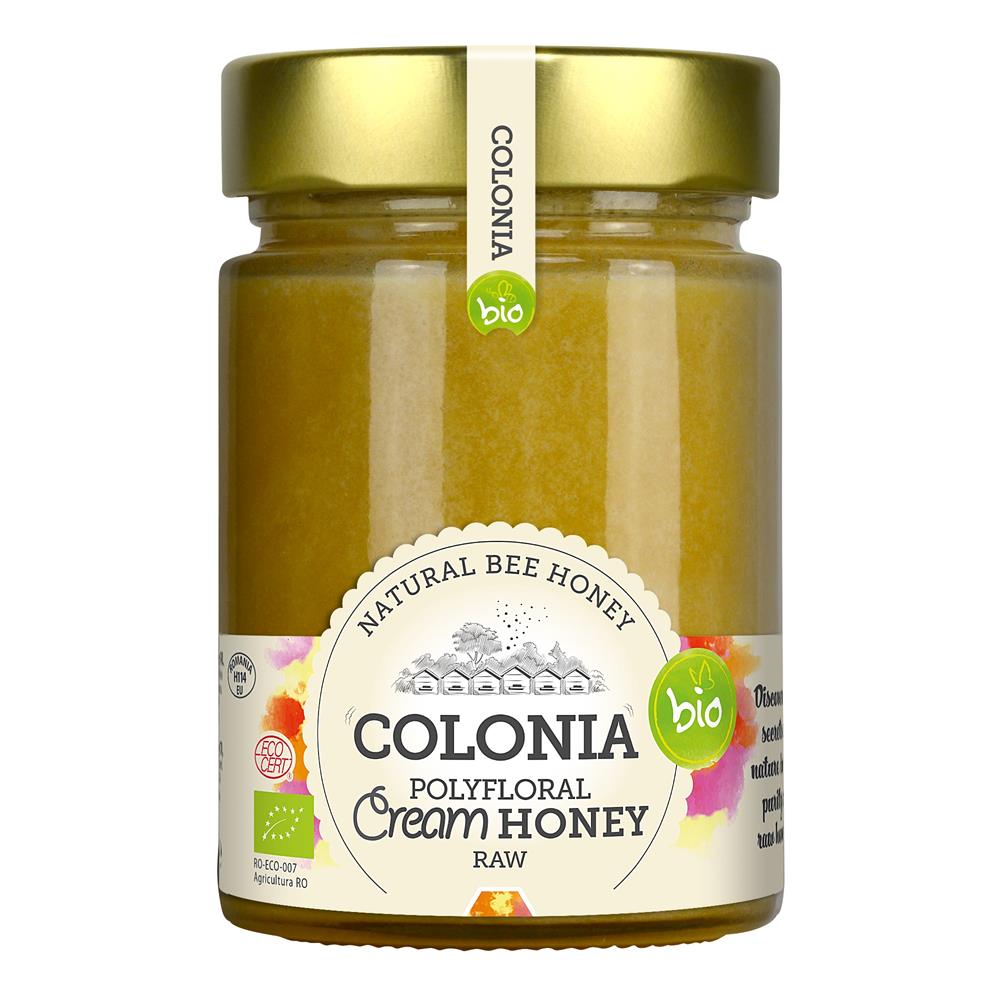 Organic Polifloral Cream Honey