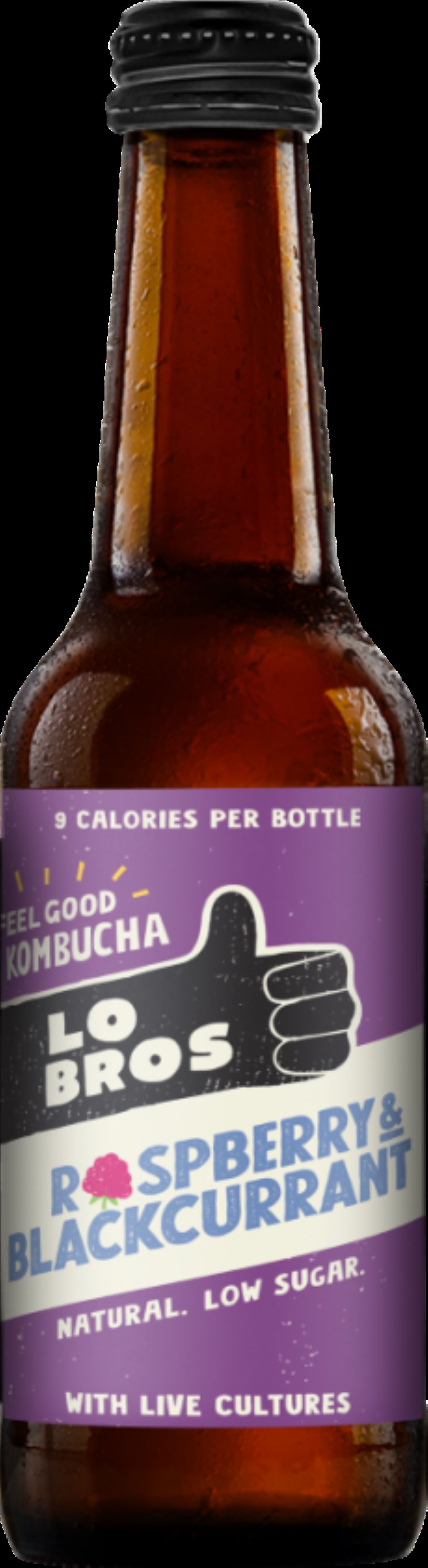 Raspberry & Black Kombucha