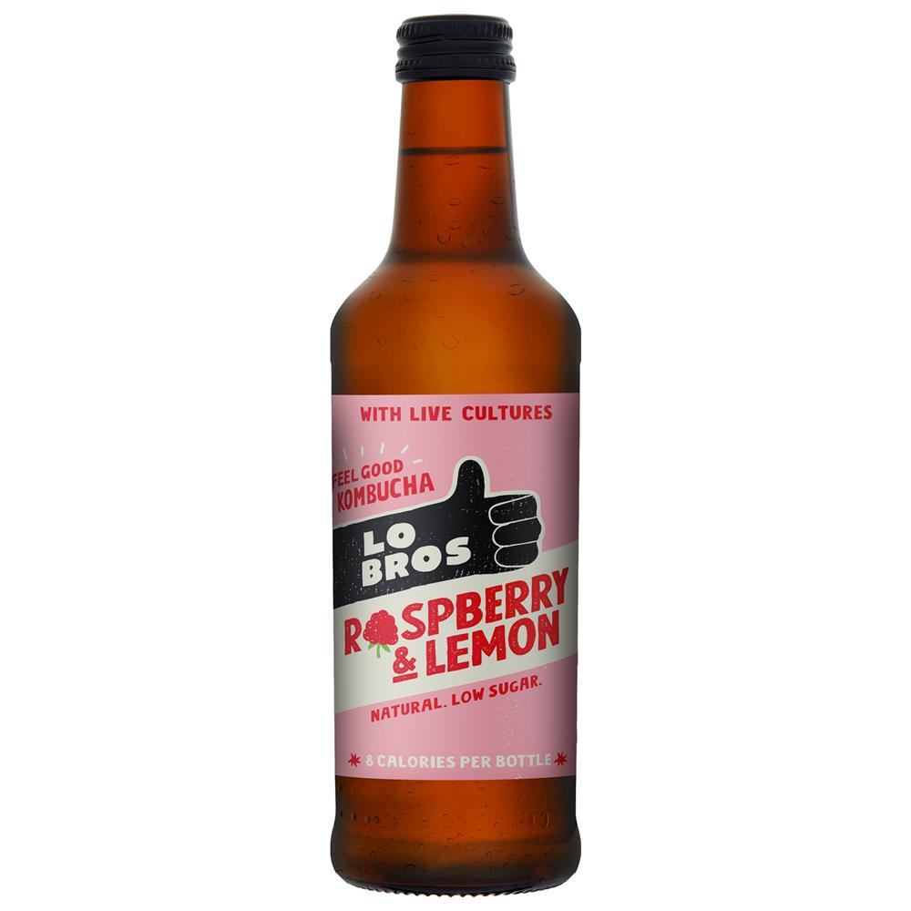 Lo Bros Rasp & Lemon Kombucha