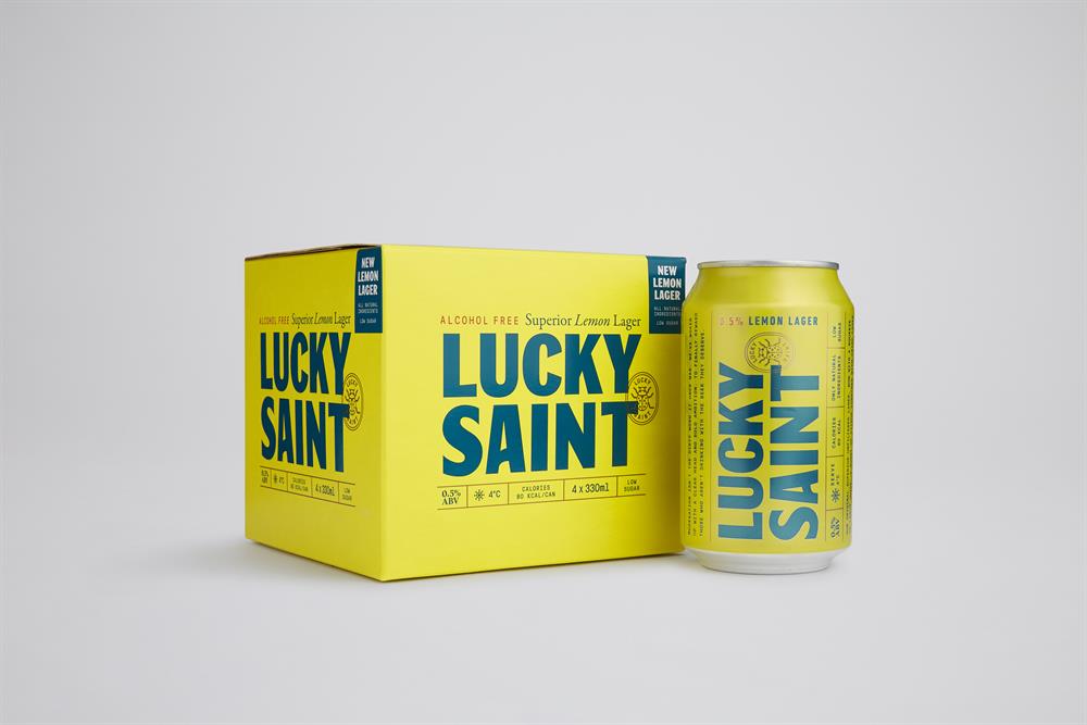 Lucky Saint Lemon Lager4x330ml