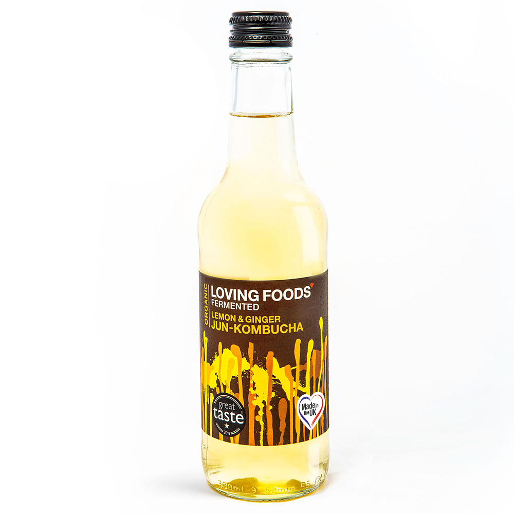 Lemon & Ginger Jun-Kombucha