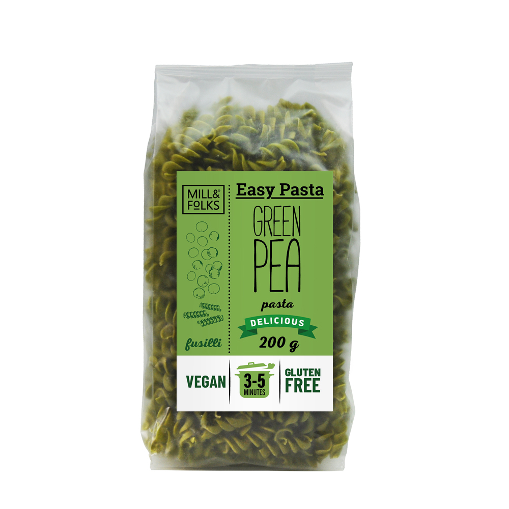 Pasta Green pea pasta fussili
