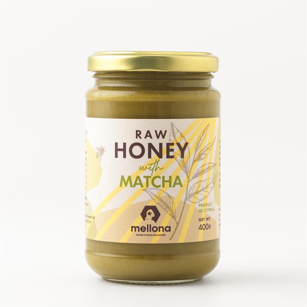 Raw Honey with Matcha Tea