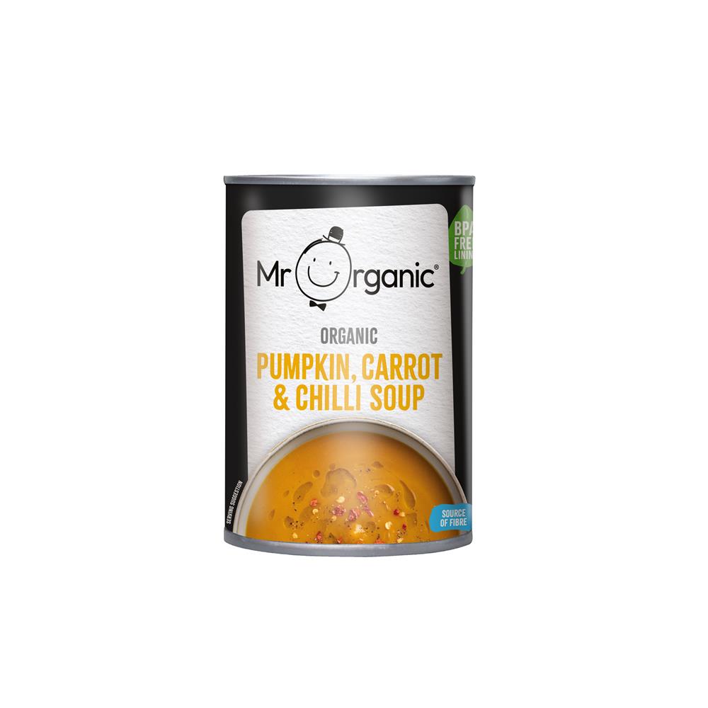 Pumpkin Carrot & Chilli Soup