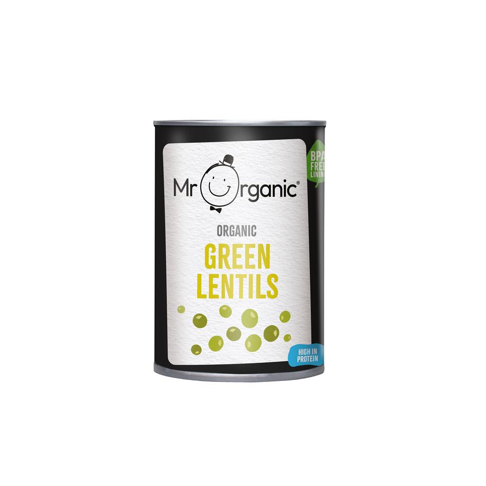 Green Lentils Tin