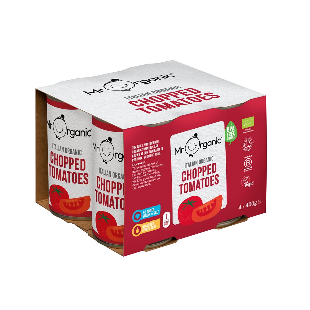 Chopped Tomatoes 4x400g Pack
