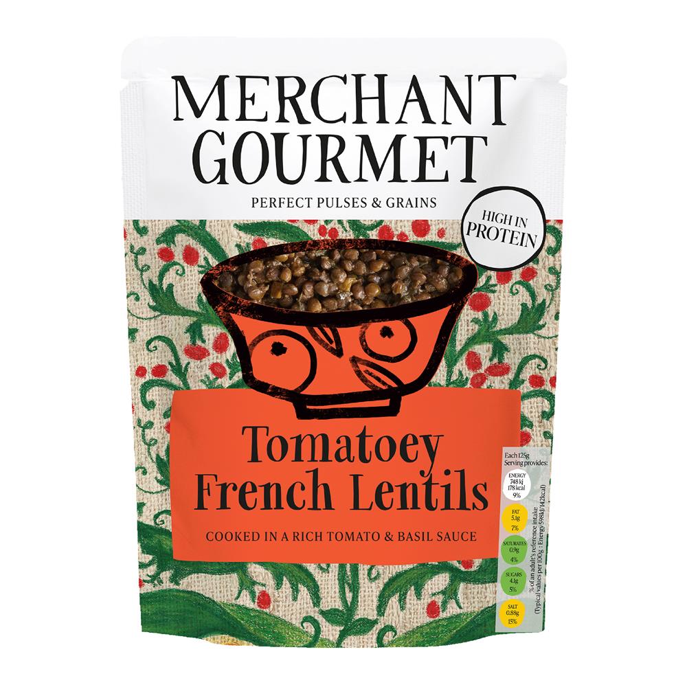 Puy Lentils Tomato & Basil