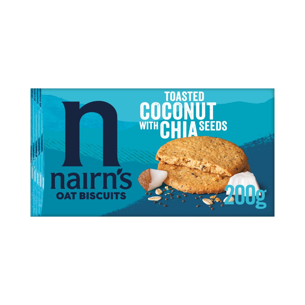 Coconut and Chia Oat Biscuits