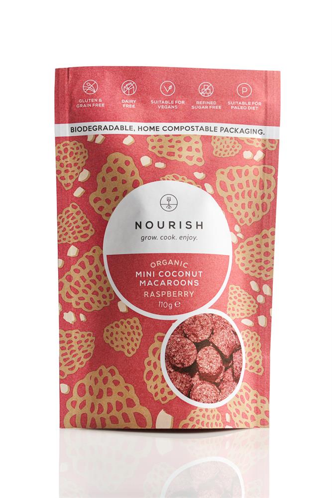 Raspberry Coconut MiniMacaroon
