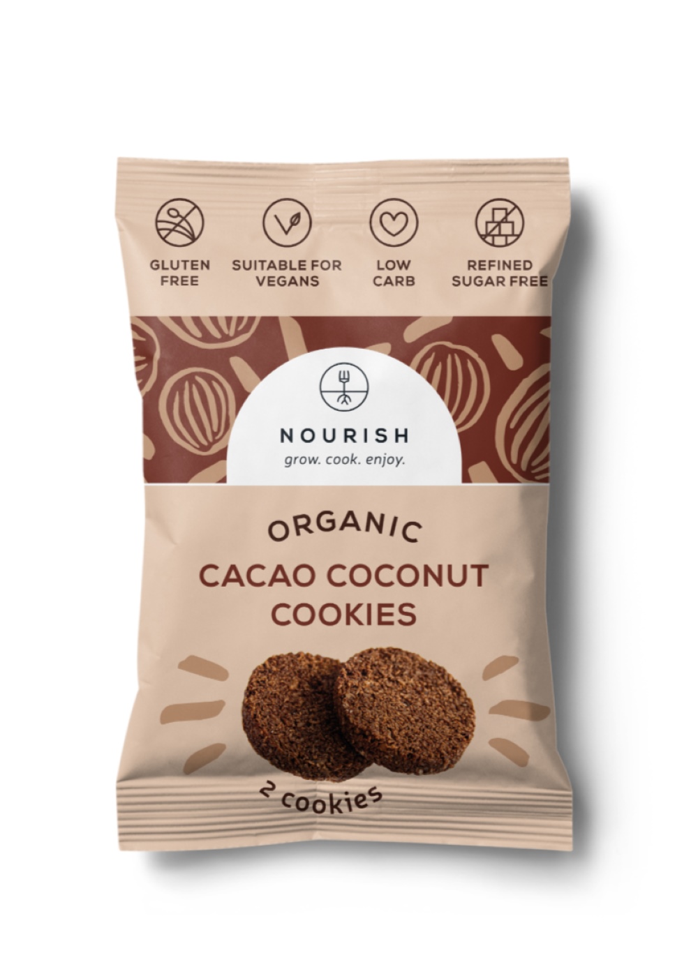Organic Cacao Coconut Cookies