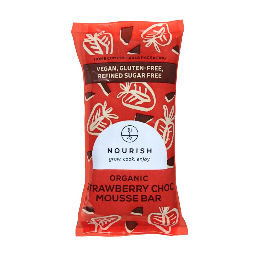Nourish Organic Strawberry Bar