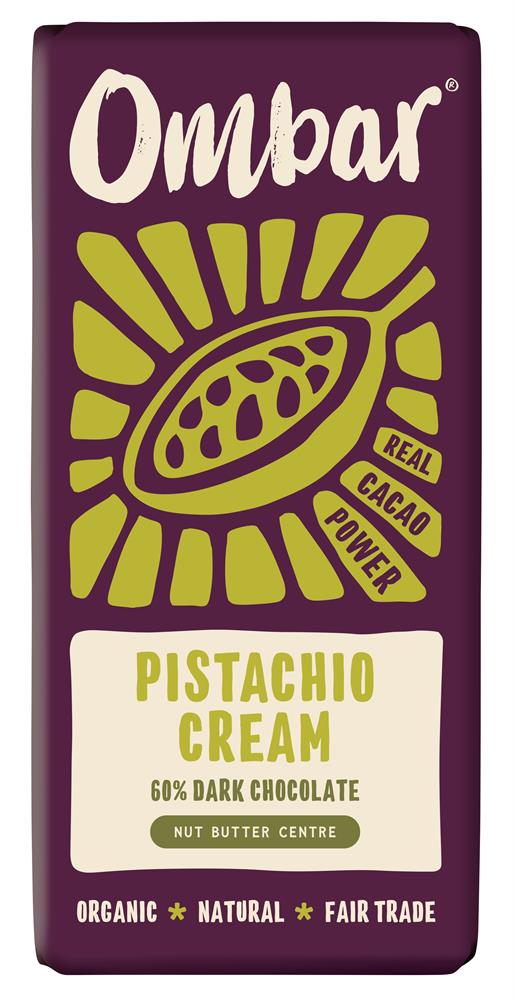 Ombar Pistachio Centres 70g