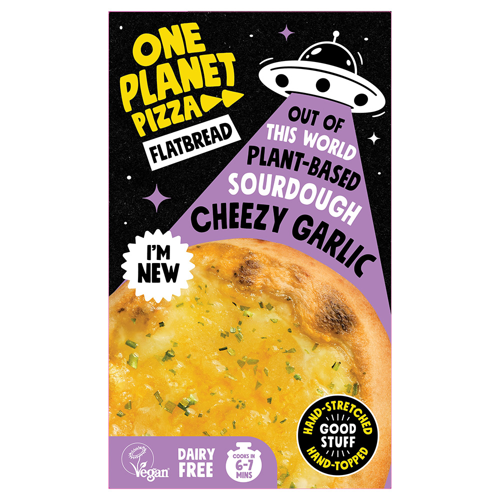 Cheezy Garlic Vegan Flatbread