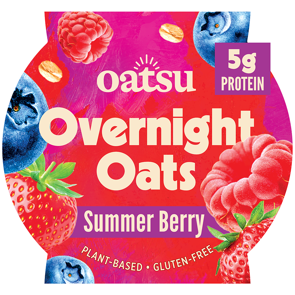 Summer Berry Overnight Oats