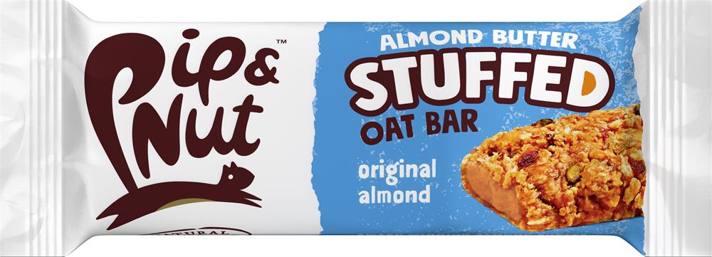 Almond Butter Stuffed Oat Bar