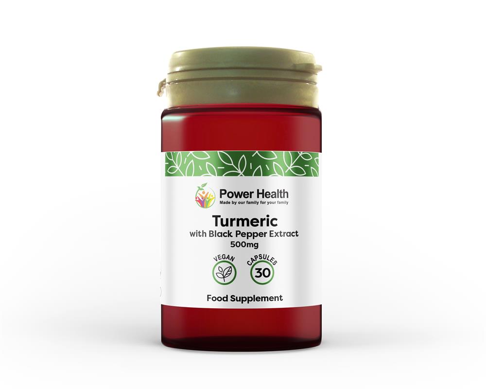 Turmeric 500mg & Black Pepper