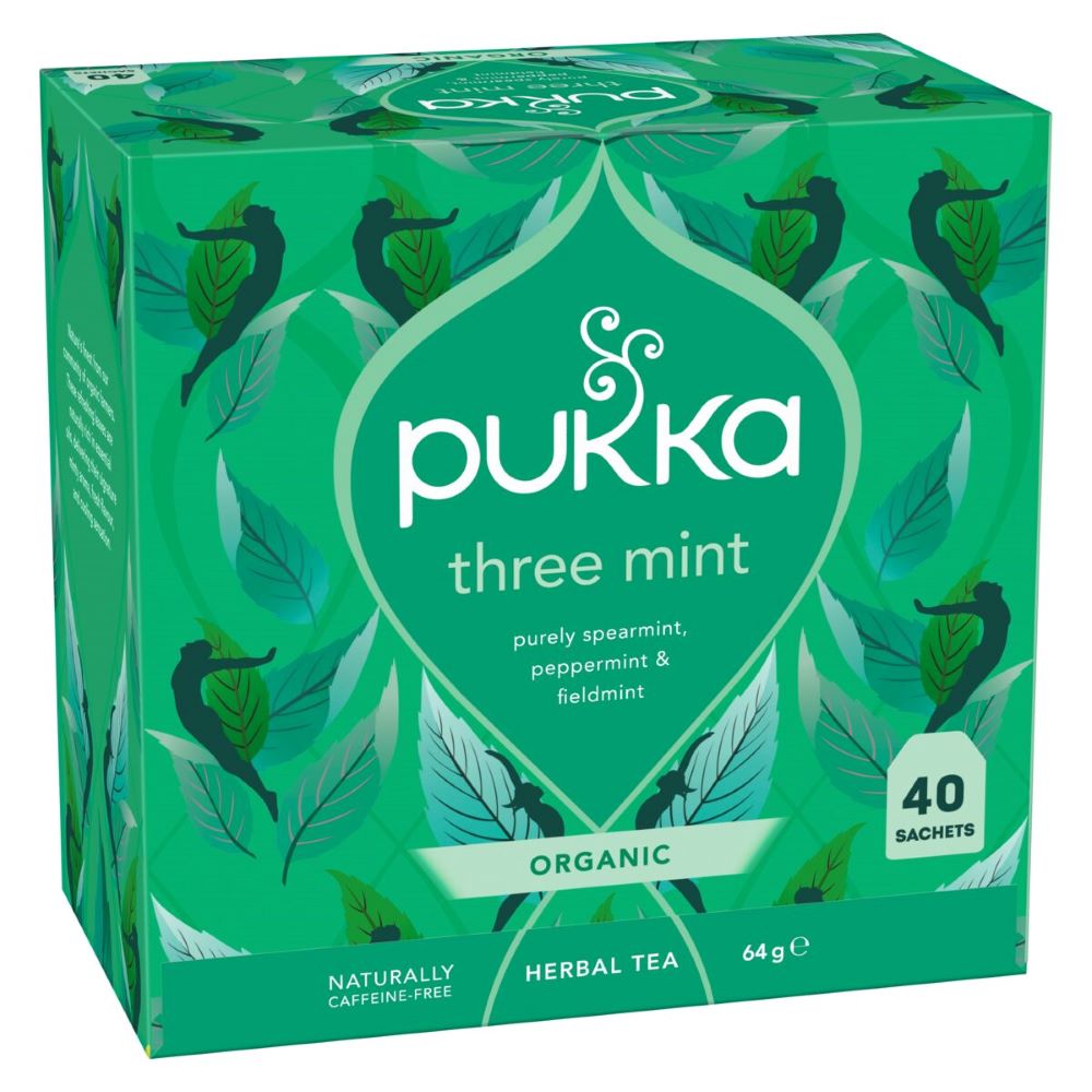 Pukka Organic Three Mint 40s