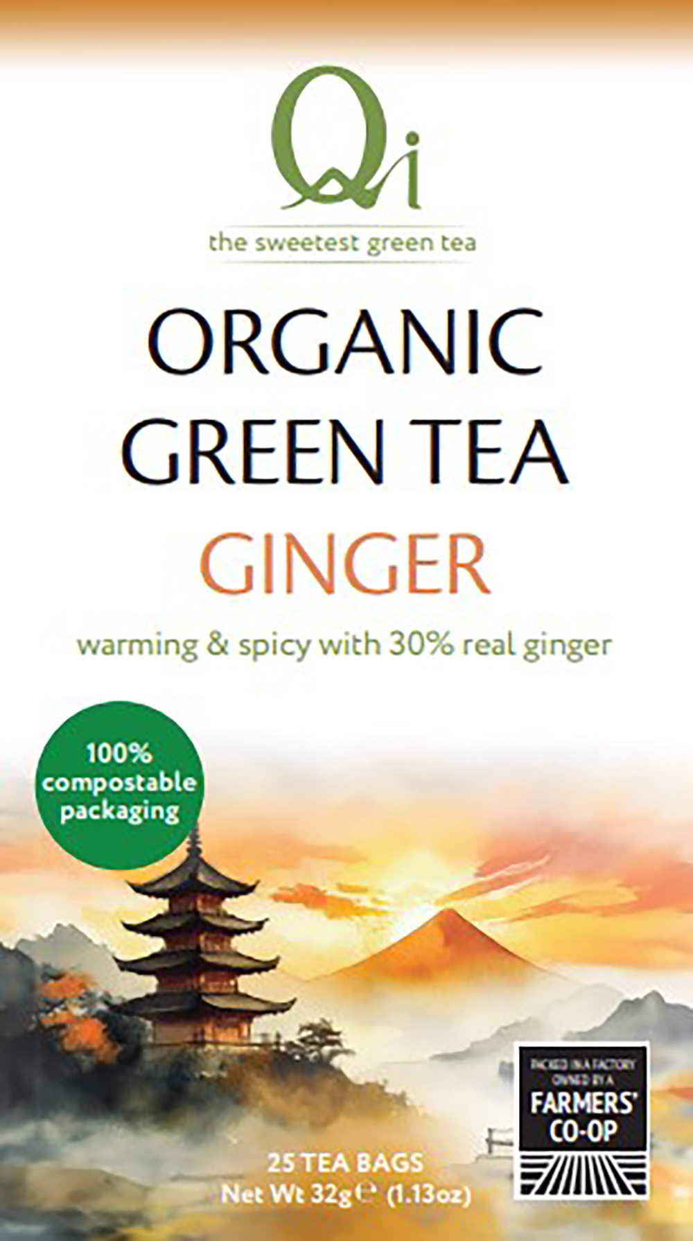 Organic Green Tea & Ginger