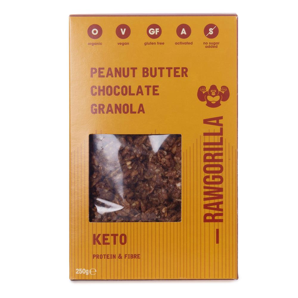 KETO PeanutButter Choc Granola