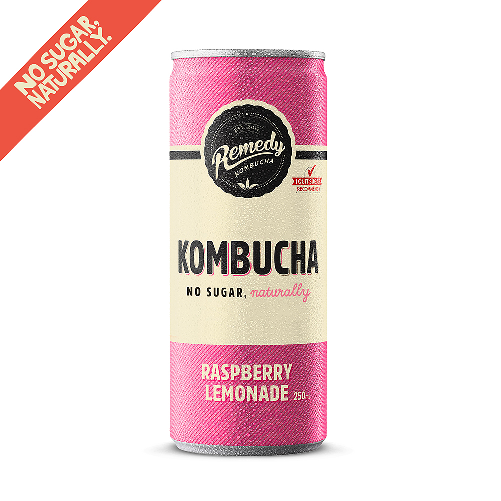 Kombucha Raspberry Lemonade