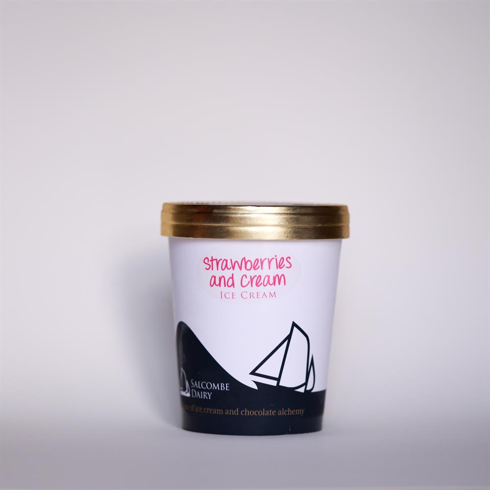 Strawberry & Cream Ice Cream