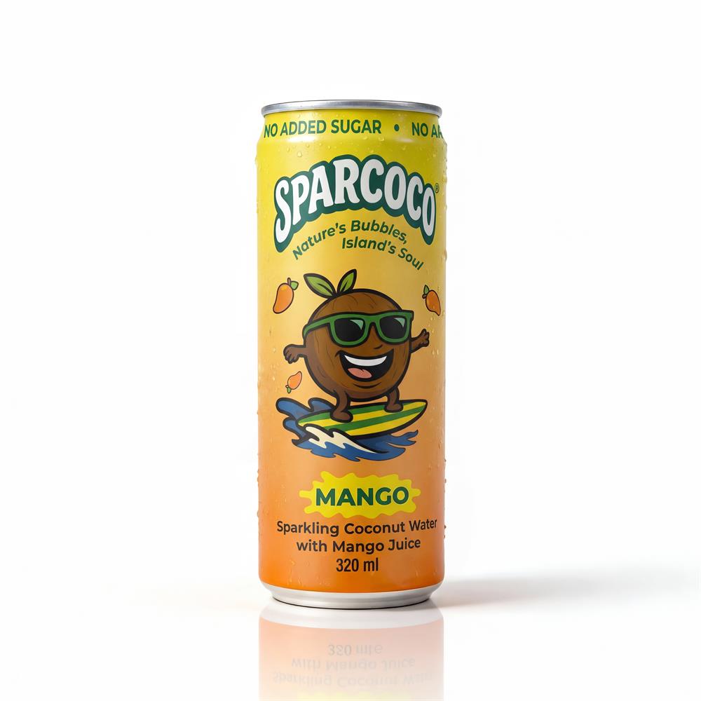 Sparkling Coconut Water Mango