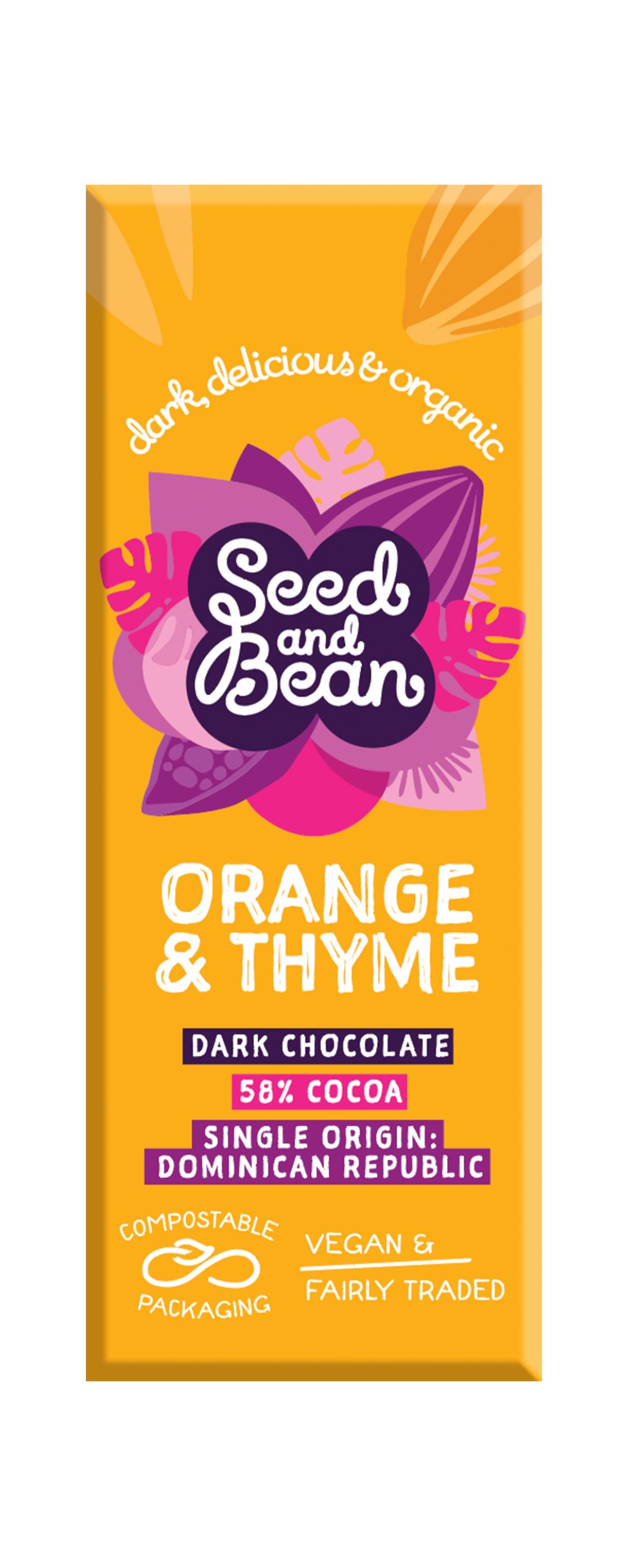 Dark 58% Orange & Thyme Bar