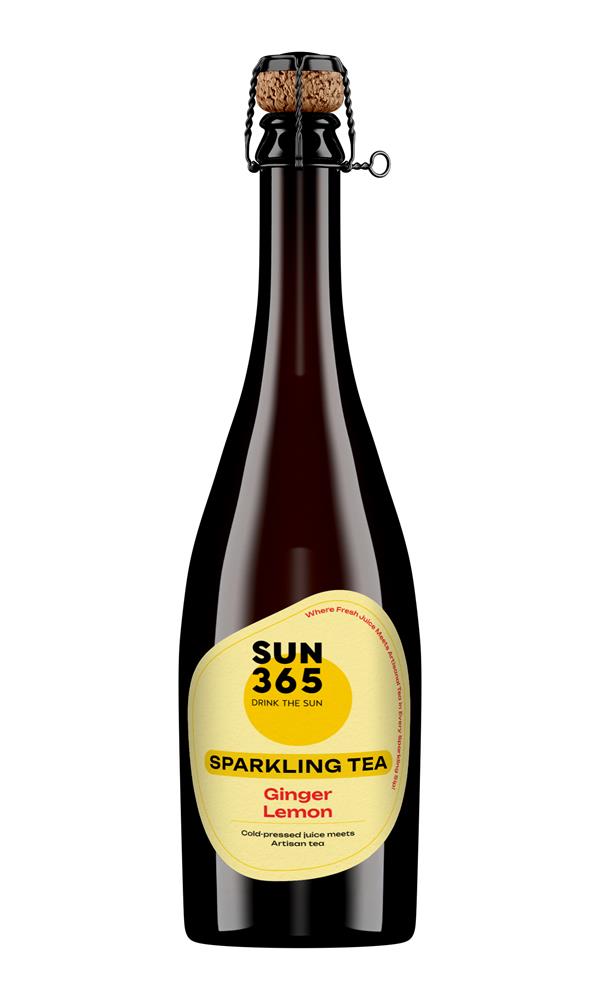 Sparkling Tea Ginger & Lemon